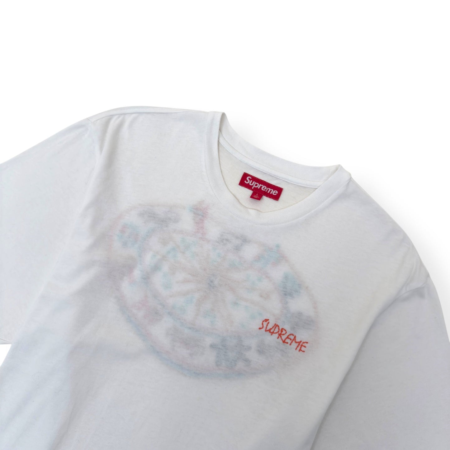 SUPREME ZODIAC S/S COTTON T-SHIRT WHITE L | Large, White