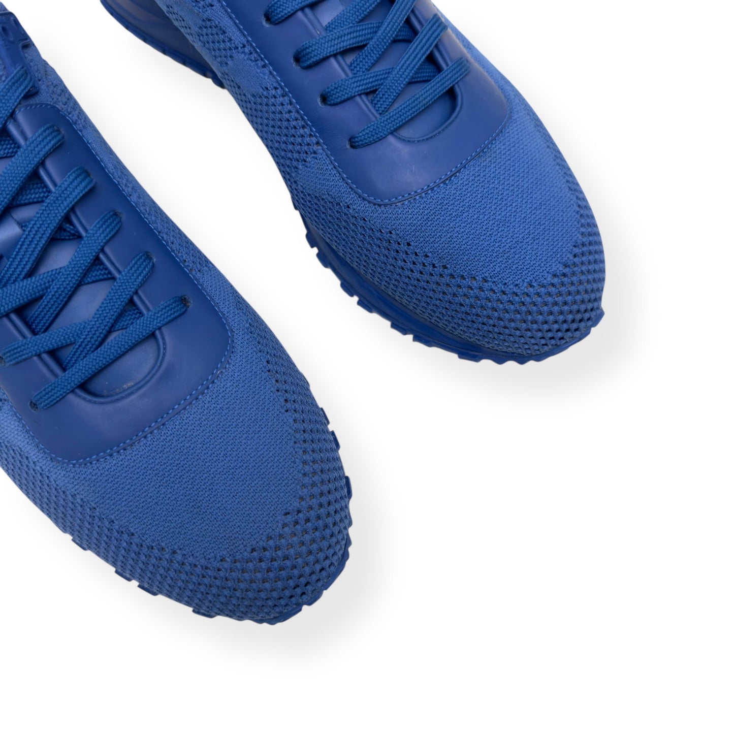 LOUIS VUITTON DAMIER MESH RUN AWAY SNEAKER BLUE UK9.5 | UK 9.5, Blue