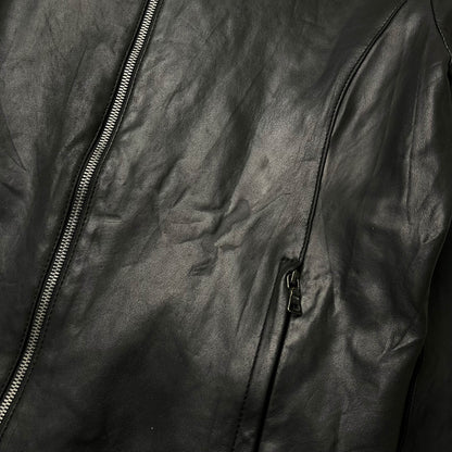 Vintage Prada Sport Moto Leather Jacket (L)