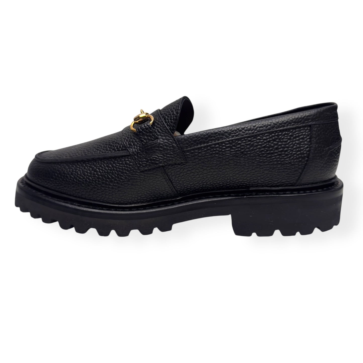 BLACKSTOCK & WEBER THE MASON HORSE BIT LOAFER ONYX US6 / UK5 | UK 6, Black