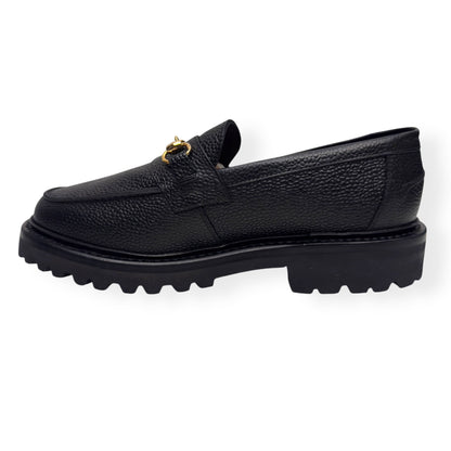 BLACKSTOCK & WEBER THE MASON HORSE BIT LOAFER ONYX US6 / UK5 | UK 6, Black