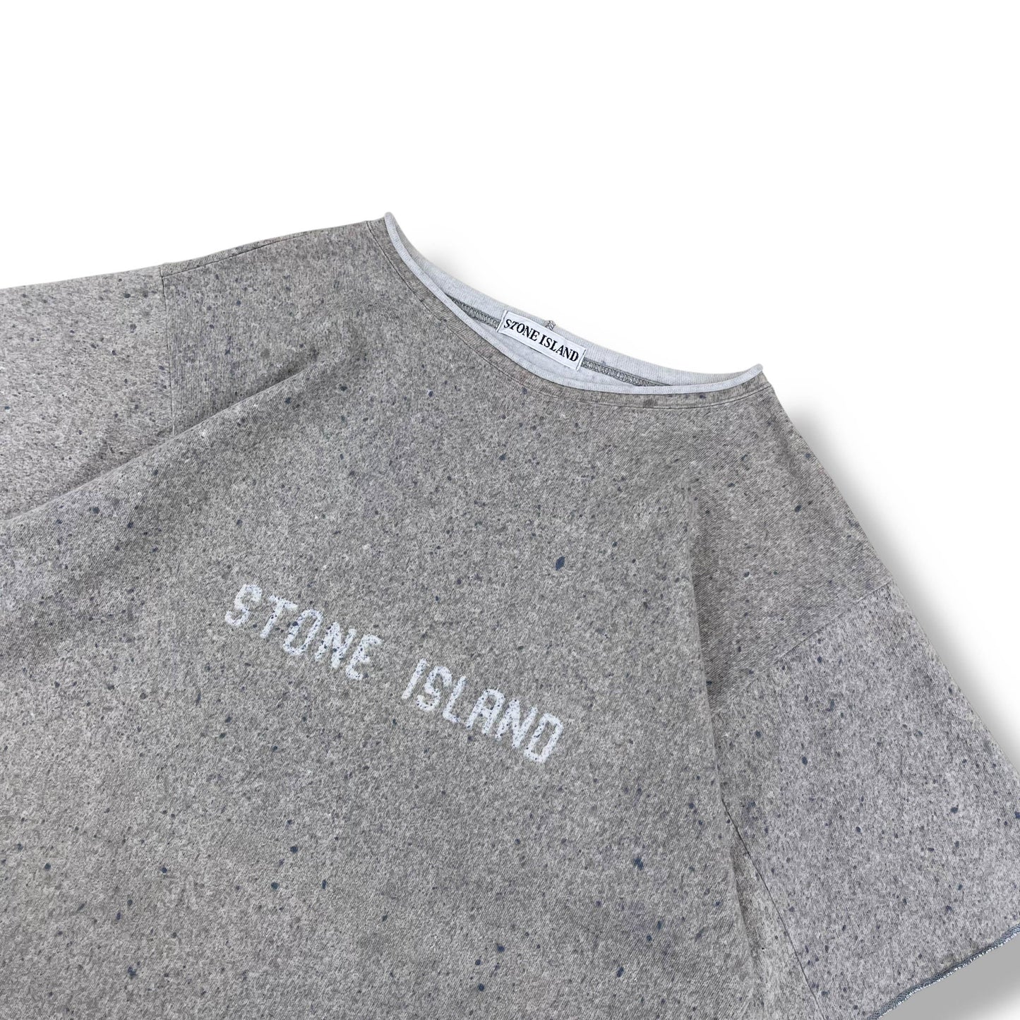 Vintage Stone Island Splatter Print T (XL)