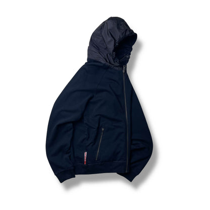Prada Mainline Full-Zip Hooded Sweatshirt (M)