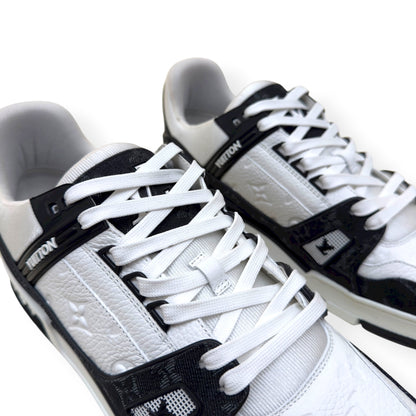 LOUIS VUITTON DENIM LV TRAINER LUXURY BLACK UK11 | UK 11, Black