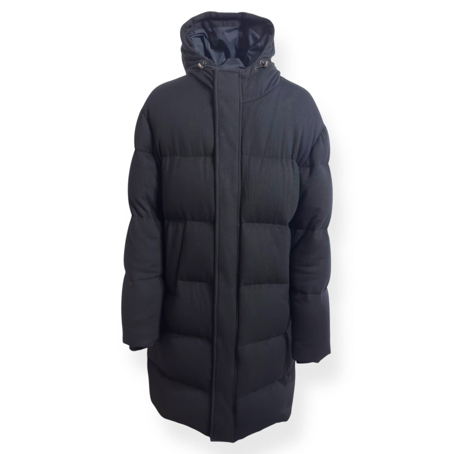 THOM SWEENEY CASHMERE LONG PUFFER JACKET NAVY L | Large, Navy