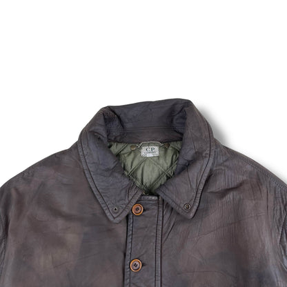 Vintage CP Company Leather Millie Miglia Jacket (XL)