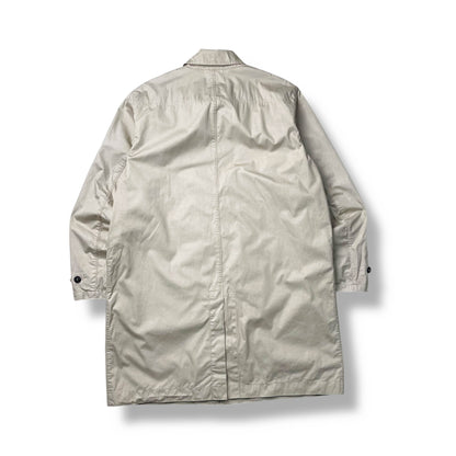 Stone Island 30th Anniversary Raso Gommato Vinyl Cover Trench Coat (3XL)