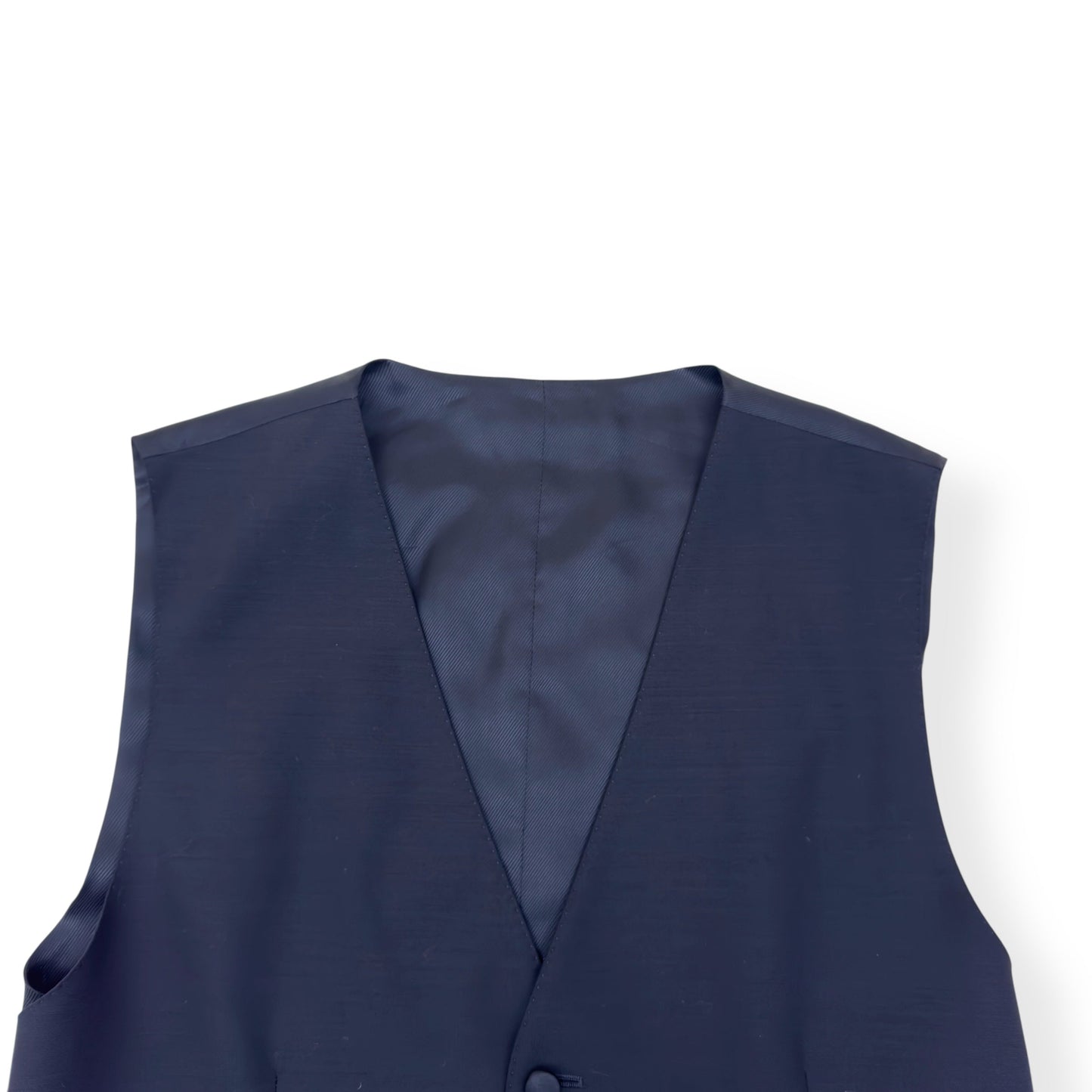 DOLCE & GABBANA WOOL / SILK MARTINI-FIT TUXEDO SUIT 50 / M | Medium, Navy