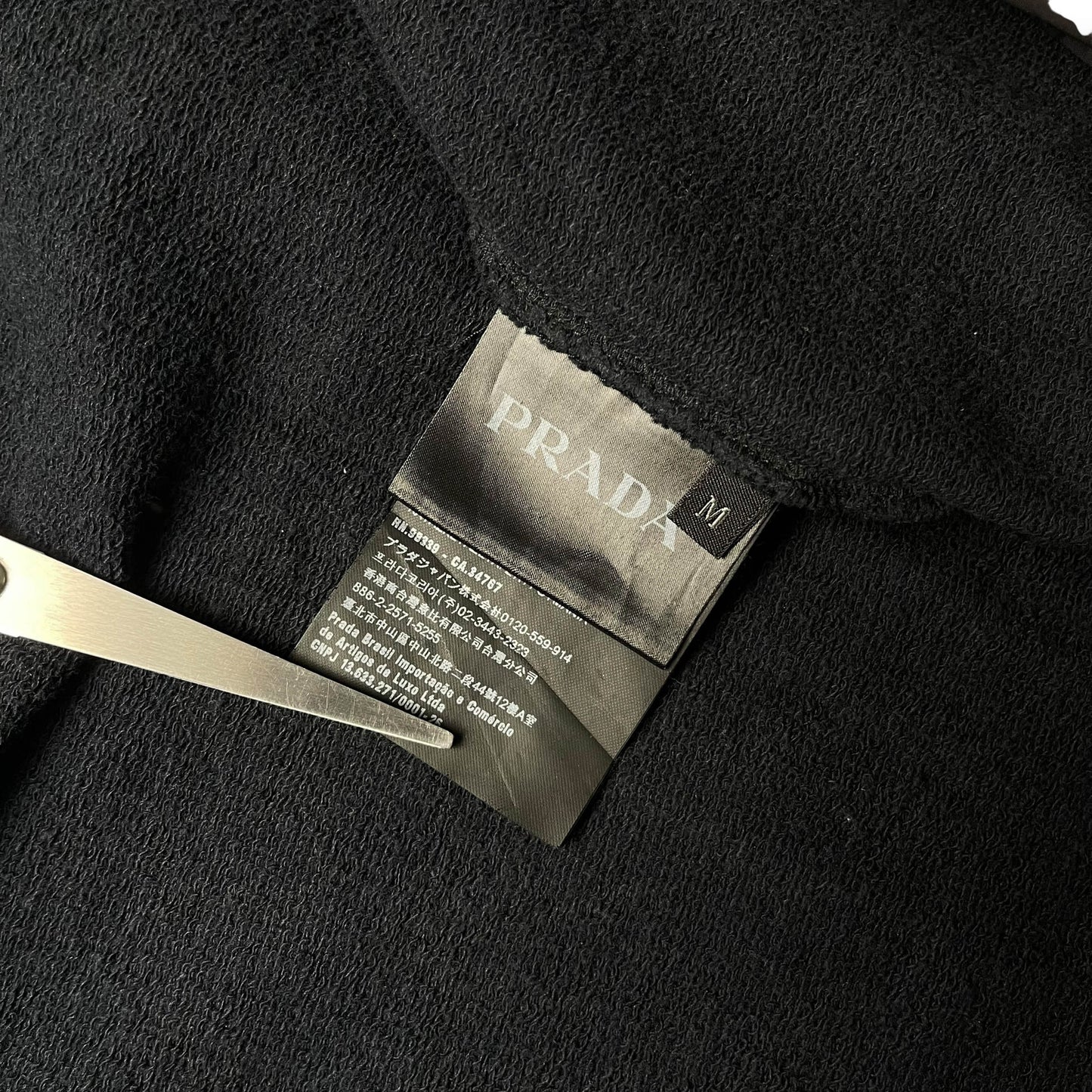 Prada Mainline Full-Zip Hooded Sweatshirt (M)