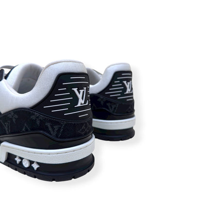 LOUIS VUITTON DENIM LV TRAINER LUXURY BLACK UK11 | UK 11, Black