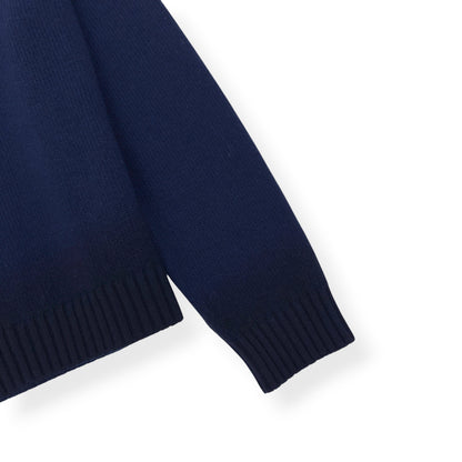 DIOR X KAWS FW24 WOOL KNIT SWEATER BLUE XXL | XXL, Blue