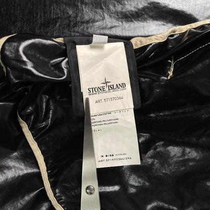 Stone Island 30th Anniversary Raso Gommato Vinyl Cover Trench Coat (3XL)