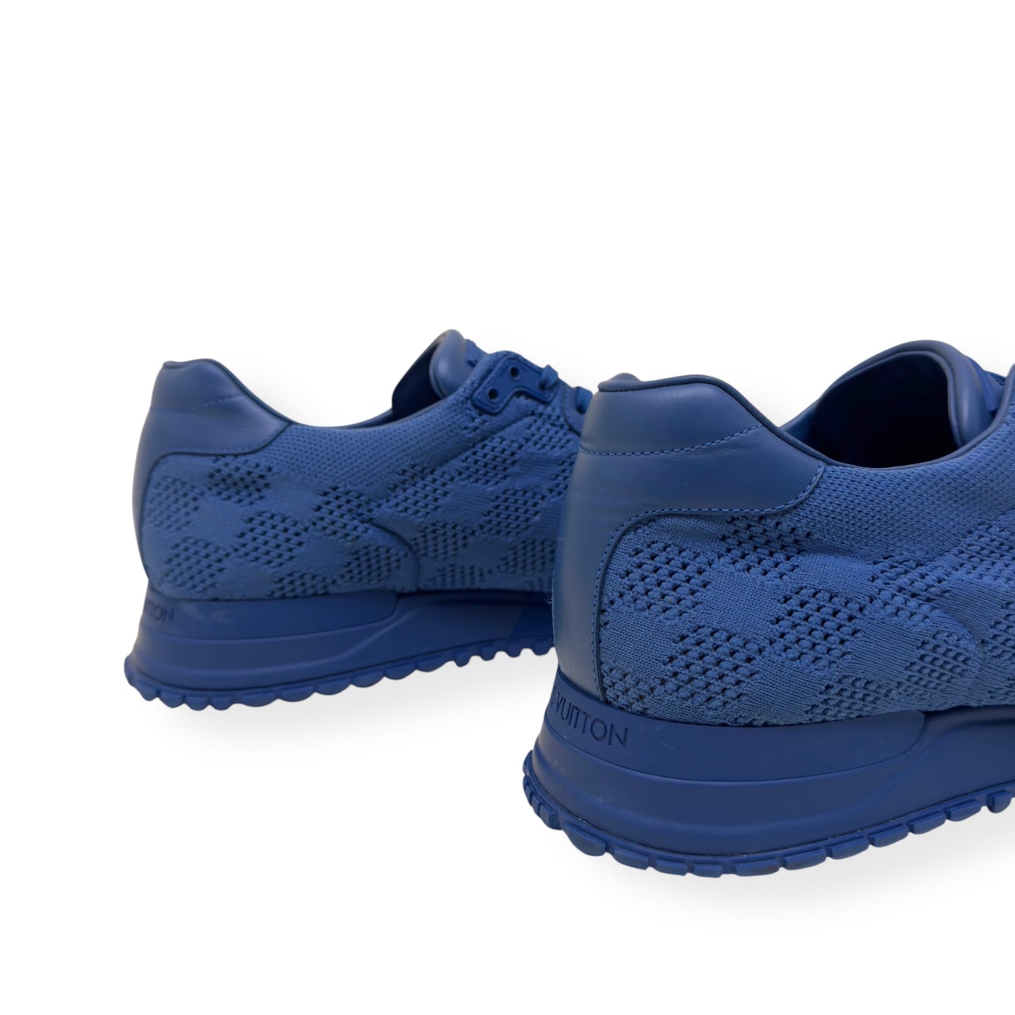 LOUIS VUITTON DAMIER MESH RUN AWAY SNEAKER BLUE UK9.5 | UK 9.5, Blue