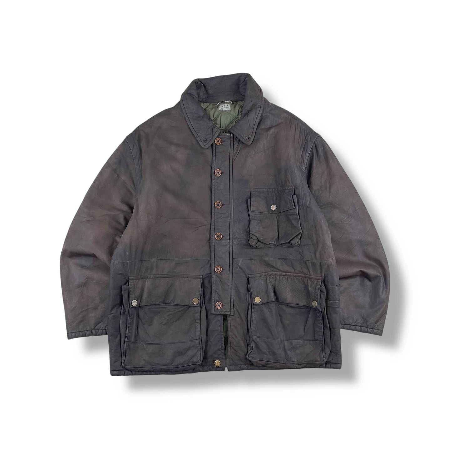 Vintage CP Company Leather Millie Miglia Jacket (XL)