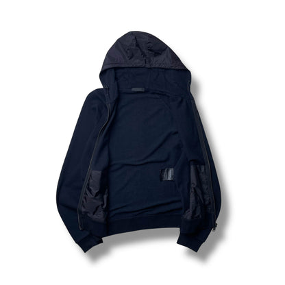Prada Mainline Full-Zip Hooded Sweatshirt (M)