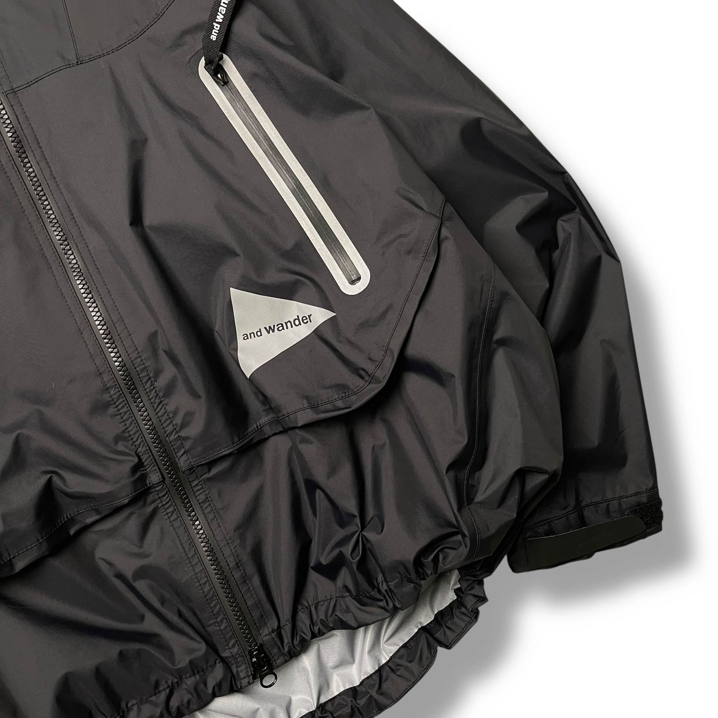 And Wander Loose Fitting Rain Jacket (XL)