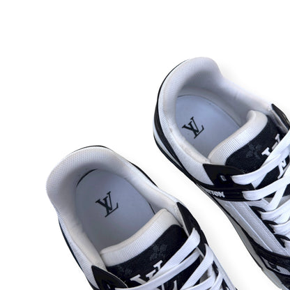 LOUIS VUITTON DENIM LV TRAINER LUXURY BLACK UK11 | UK 11, Black