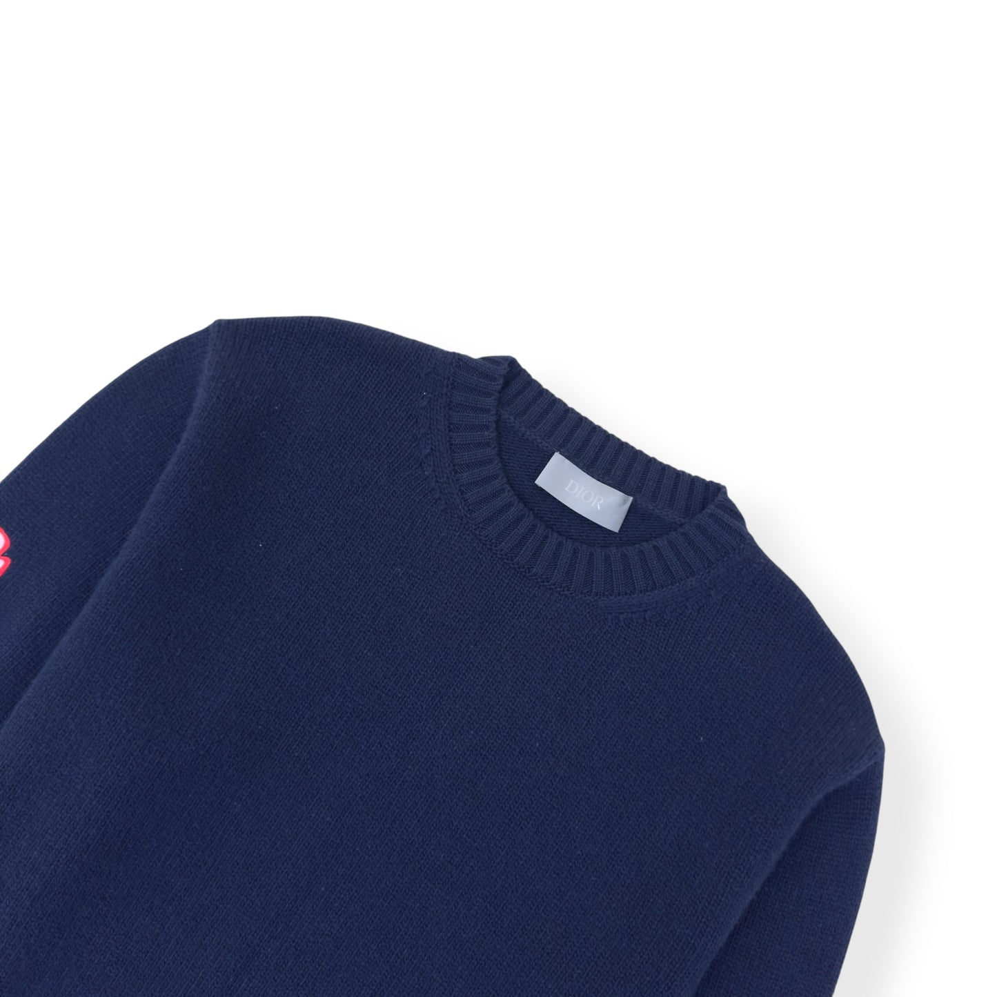 DIOR X KAWS FW24 WOOL KNIT SWEATER BLUE XXL | XXL, Blue
