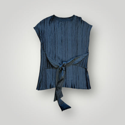 Issey Miyake Pleats Please 2000's Tie Vest Top M