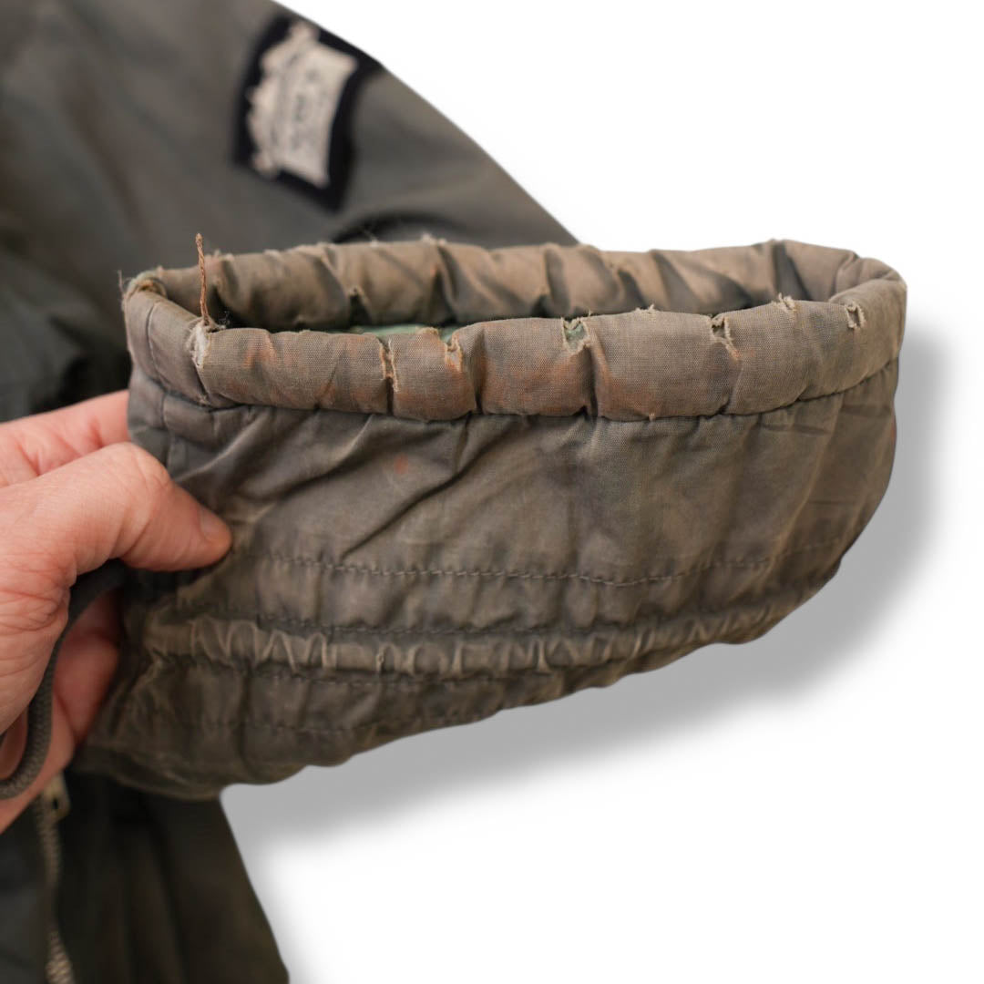 Vintage Boneville Navy Arctic Quilted Jacket (L)