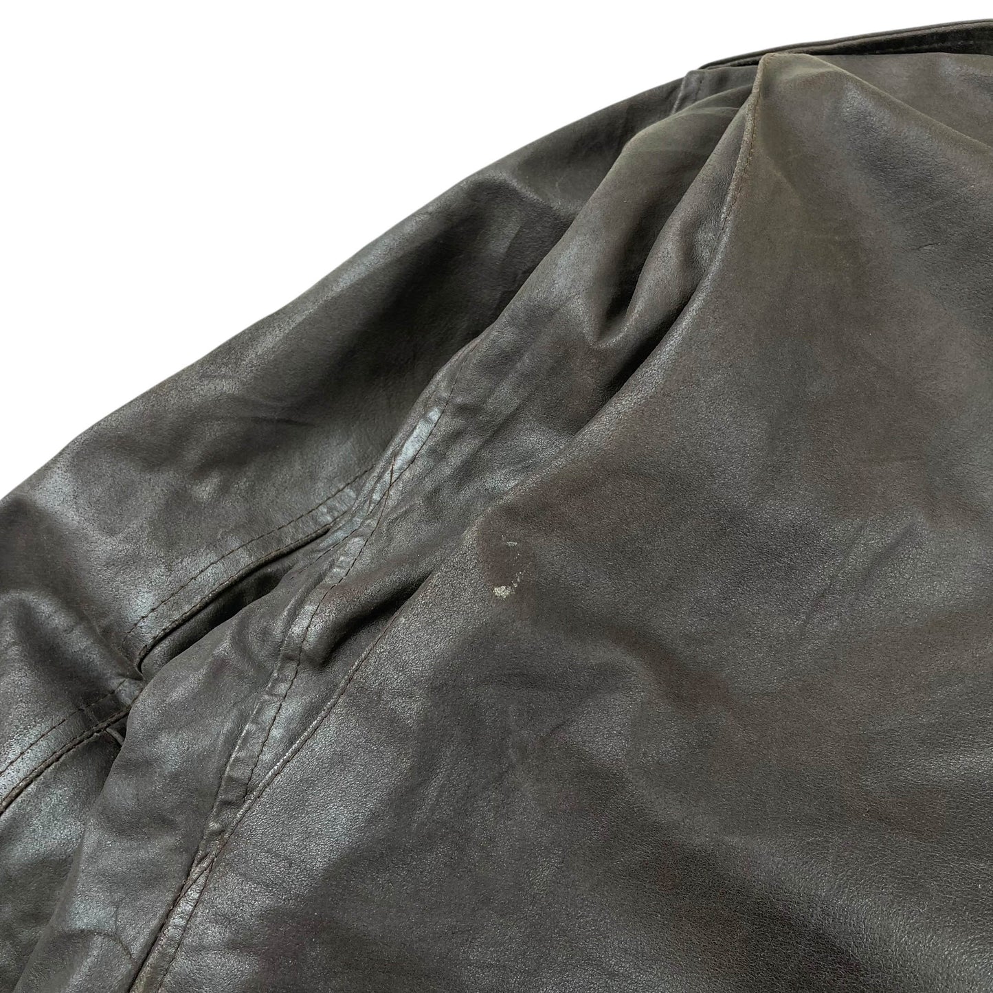 Vintage Boneville Navy Arctic Leather Jacket (L)