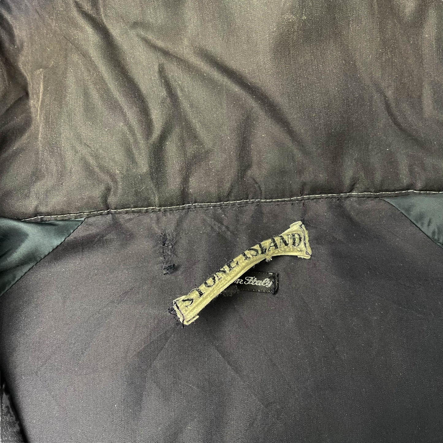 Vintage Stone Island Pure Metal Shell Puffer Jacket (XL)