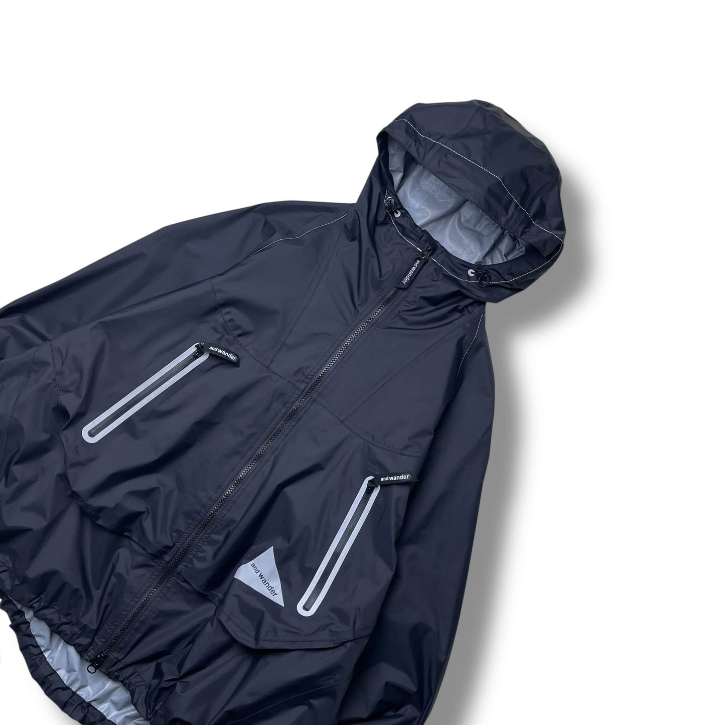 And Wander Loose Fitting Rain Jacket (XL)