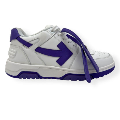 OFF-WHITE WOMENS OUT OF OFFICE LOW TOP SNEAKER WHITE / PURPLE 38 / UK5 | UK 5, Purple