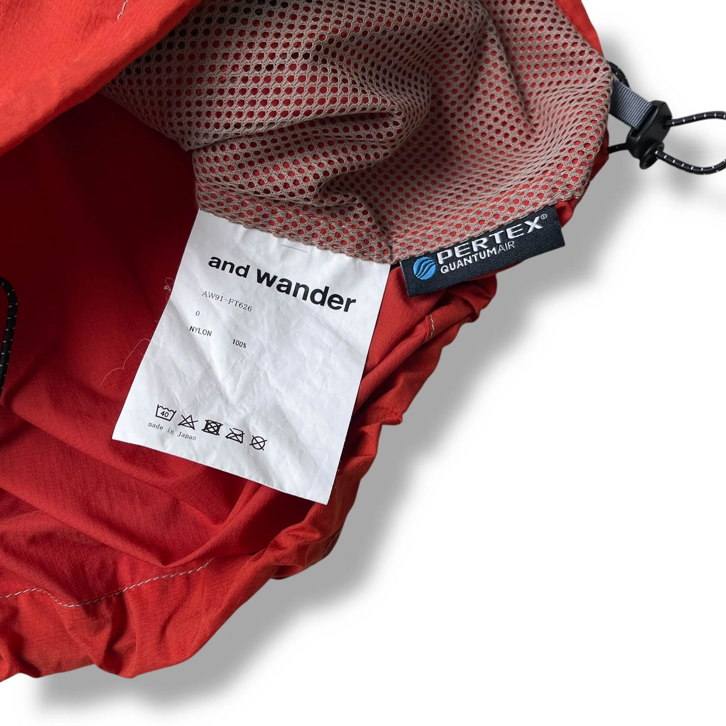 And Wander x Pertex Quantum Wind T-Shirt  (S)