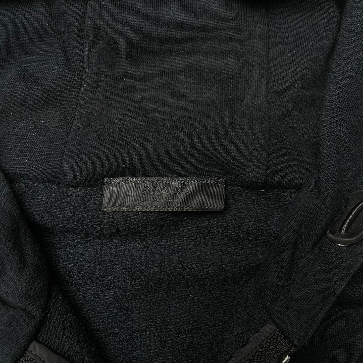 Prada Mainline Full-Zip Hooded Sweatshirt (M)