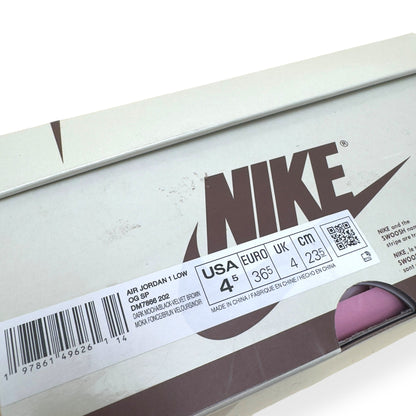 NIKE AIR JORDAN 1 X TRAVIS SCOTT LOW TOP SNEAKER CANARY UK9 | UK 9, Pink