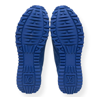 LOUIS VUITTON DAMIER MESH RUN AWAY SNEAKER BLUE UK9.5 | UK 9.5, Blue