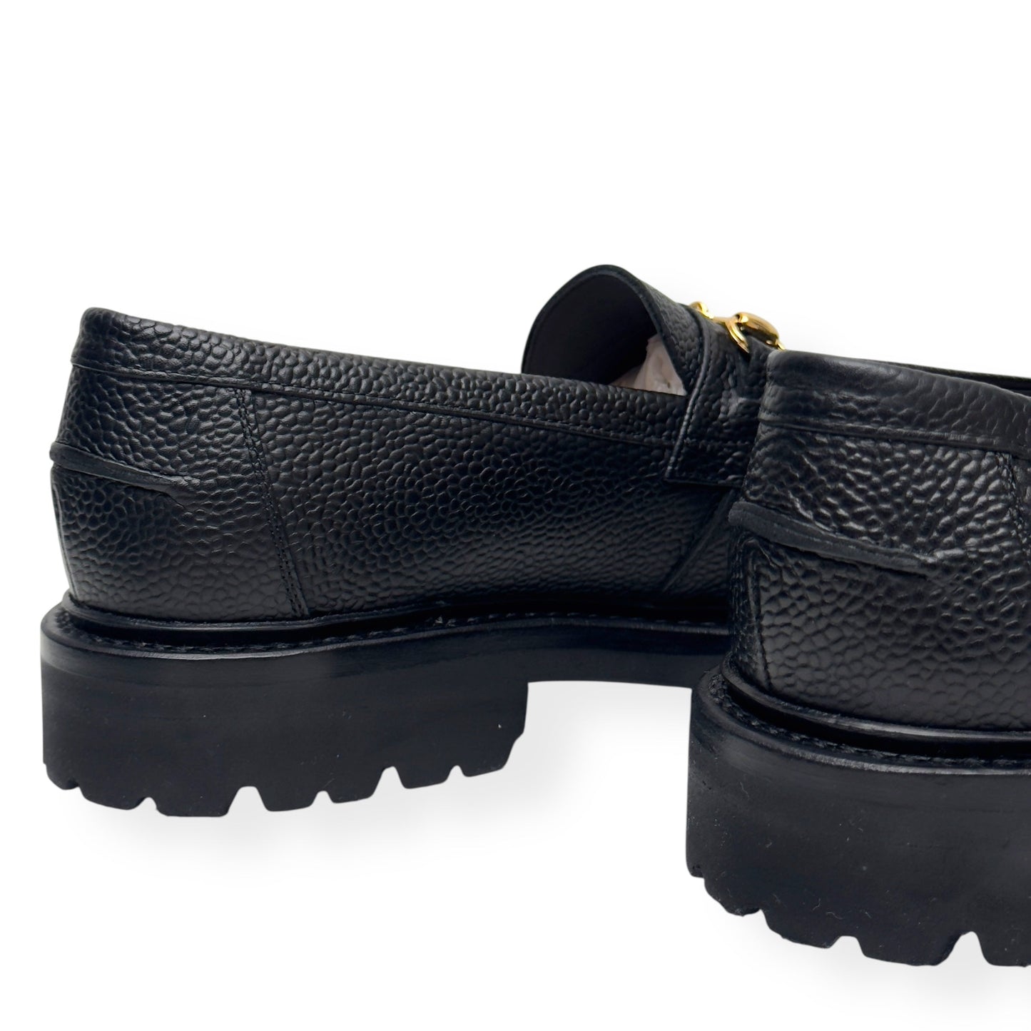 BLACKSTOCK & WEBER THE MASON HORSE BIT LOAFER ONYX US6 / UK5 | UK 6, Black