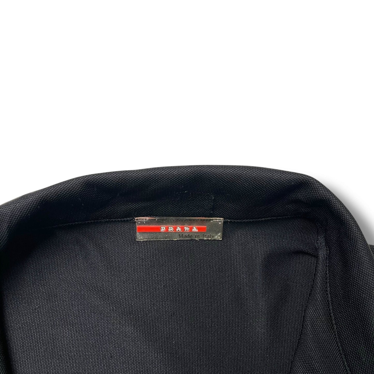 Vintage Prada Sport Full Zip Technical Short Sleeve Polo Shirt (XXL)