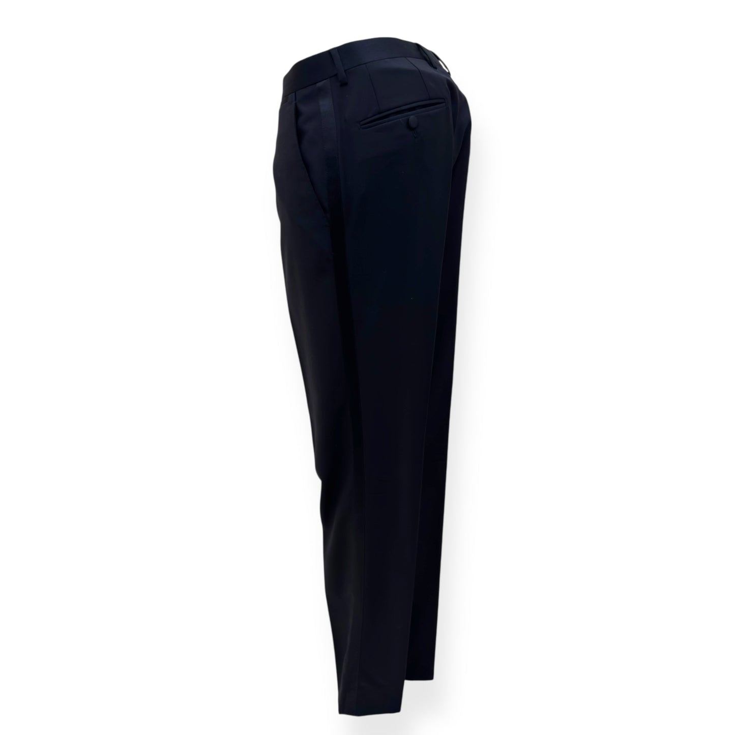 DOLCE & GABBANA WOOL / SILK MARTINI-FIT TUXEDO SUIT 50 / M | Medium, Navy