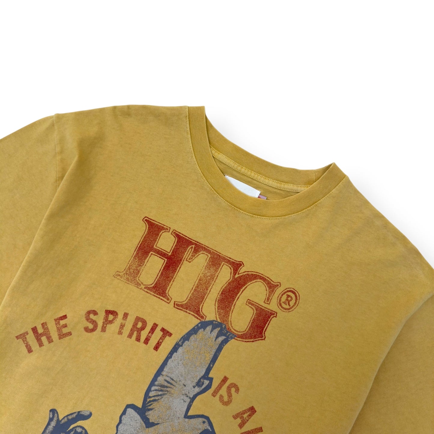HONOR THE GIFT ALIVE GRAPHIC COTTON T-SHIRT YELLOW M | Medium, Yellow