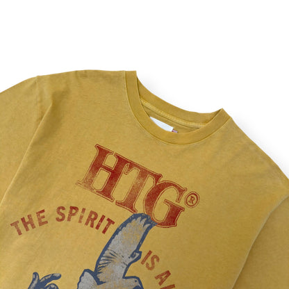 HONOR THE GIFT ALIVE GRAPHIC COTTON T-SHIRT YELLOW M | Medium, Yellow