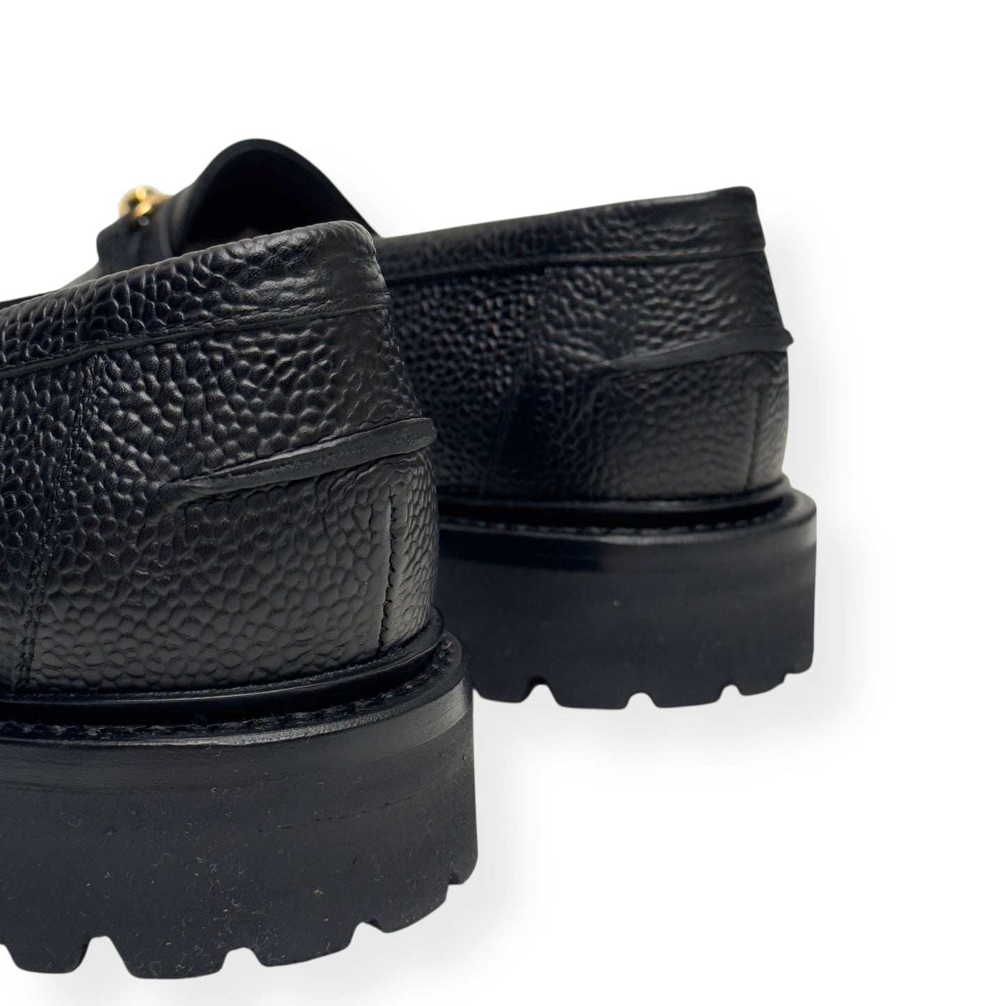 BLACKSTOCK & WEBER THE MASON HORSE BIT LOAFER ONYX US6 / UK5 | UK 6, Black