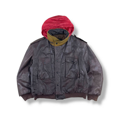 Vintage Boneville Navy Arctic Leather Jacket (L)