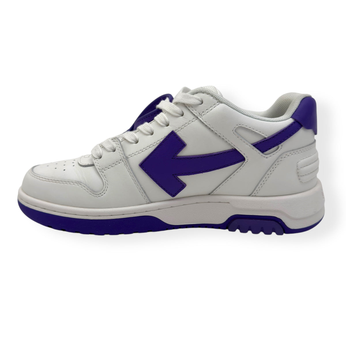 OFF-WHITE WOMENS OUT OF OFFICE LOW TOP SNEAKER WHITE / PURPLE 38 / UK5 | UK 5, Purple