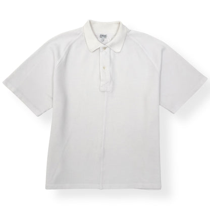 LOEWE LOGO-EMBROIDERED COTTON POLO SHIRT WHITE L | Large, Red