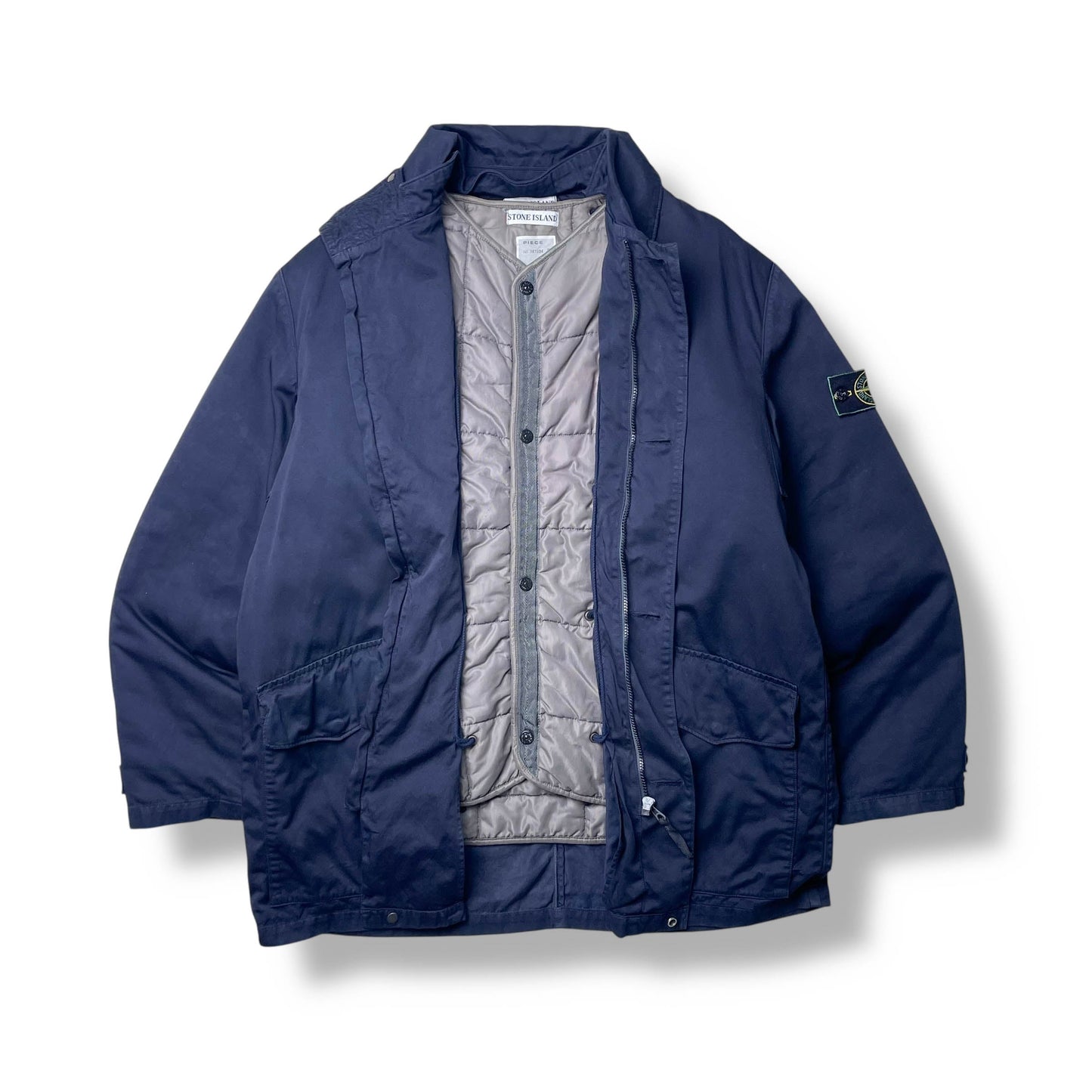 Vintage Stone Island Double Layer Raso Gommato (XL)