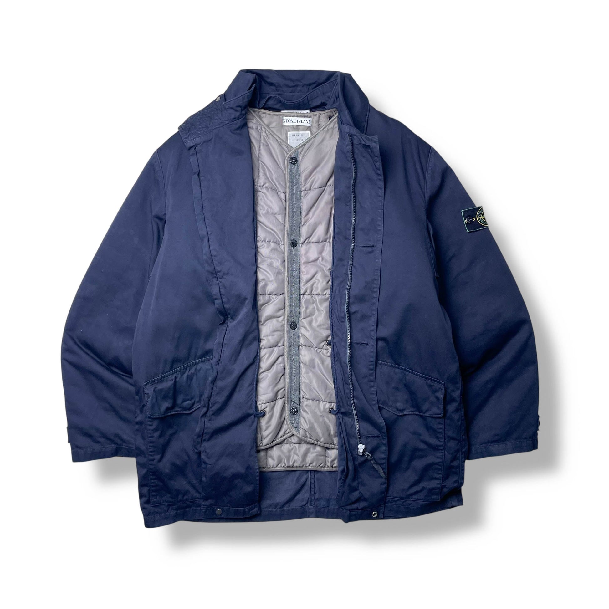 Badge Stone Island Raso Gommato Vintage Vintage Stone Island