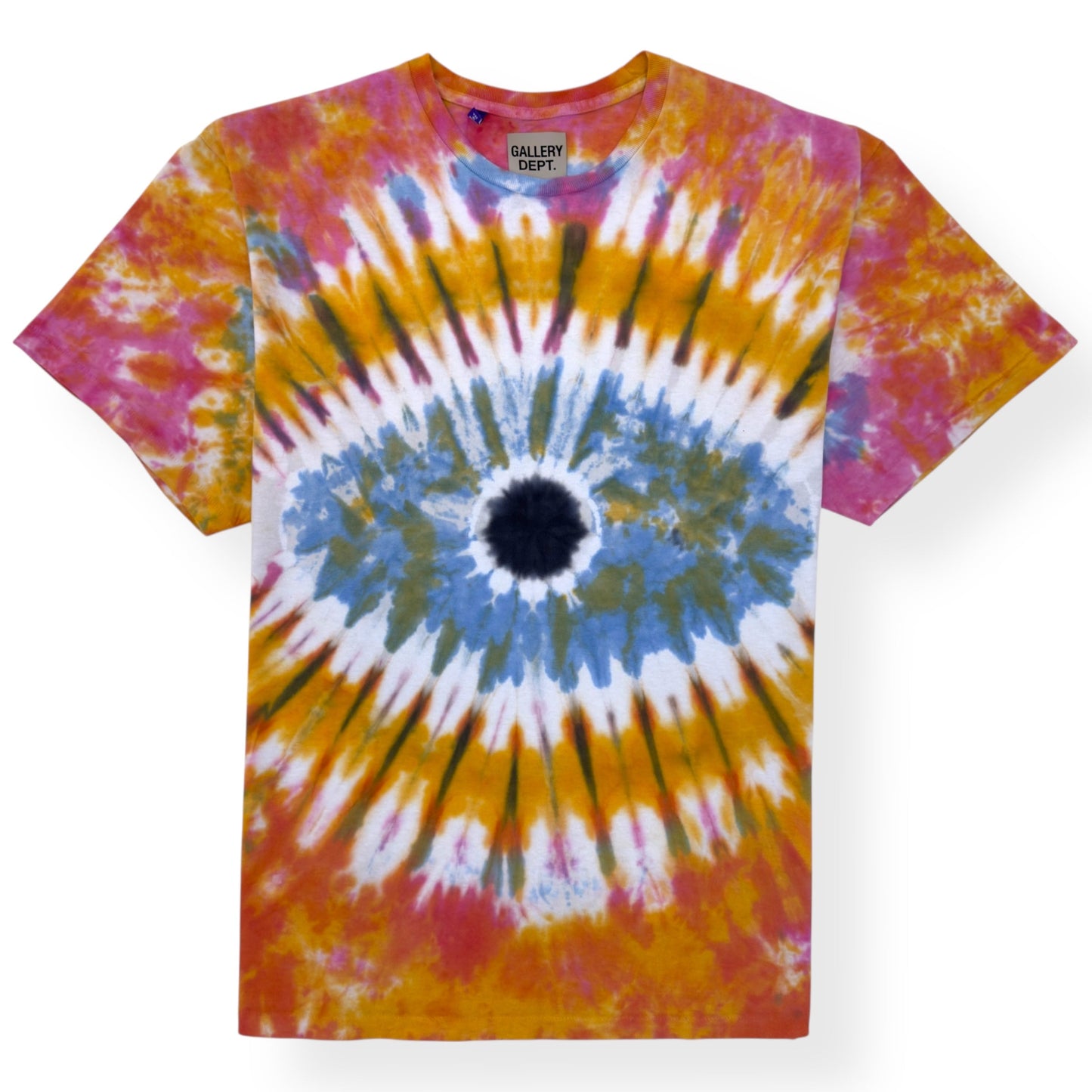GALLERY DEPT. EYE DYE COTTON T-SHIRT MULTICOLOURED XL | XL, Red