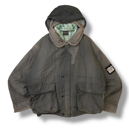 Vintage Boneville Navy Arctic Quilted Jacket (L)