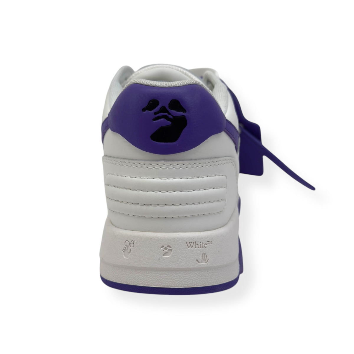 OFF-WHITE WOMENS OUT OF OFFICE LOW TOP SNEAKER WHITE / PURPLE 38 / UK5 | UK 5, Purple