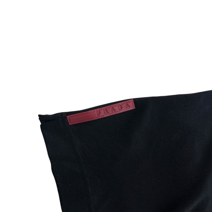 Vintage Prada Sport Full Zip Technical Short Sleeve Polo Shirt (XXL)