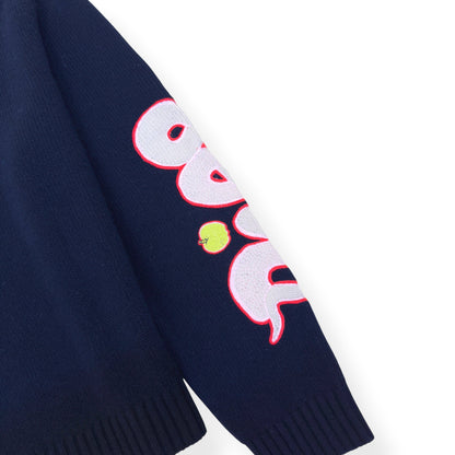 DIOR X KAWS FW24 WOOL KNIT SWEATER BLUE XXL | XXL, Blue