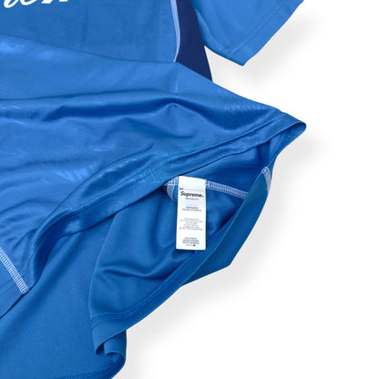 SUPREME JACQUARD SOCCER JERSEY BLUE L | Large, Blue
