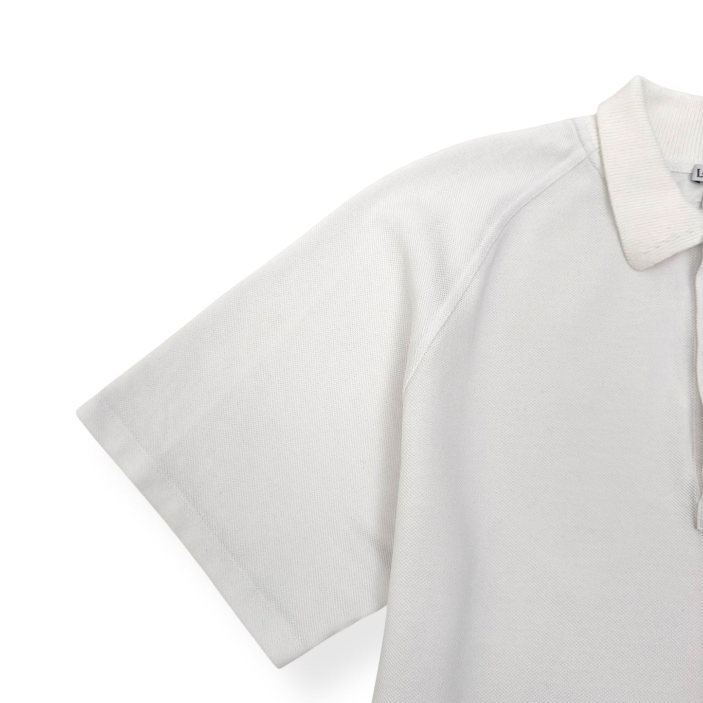 LOEWE LOGO-EMBROIDERED COTTON POLO SHIRT WHITE L | Large, Red